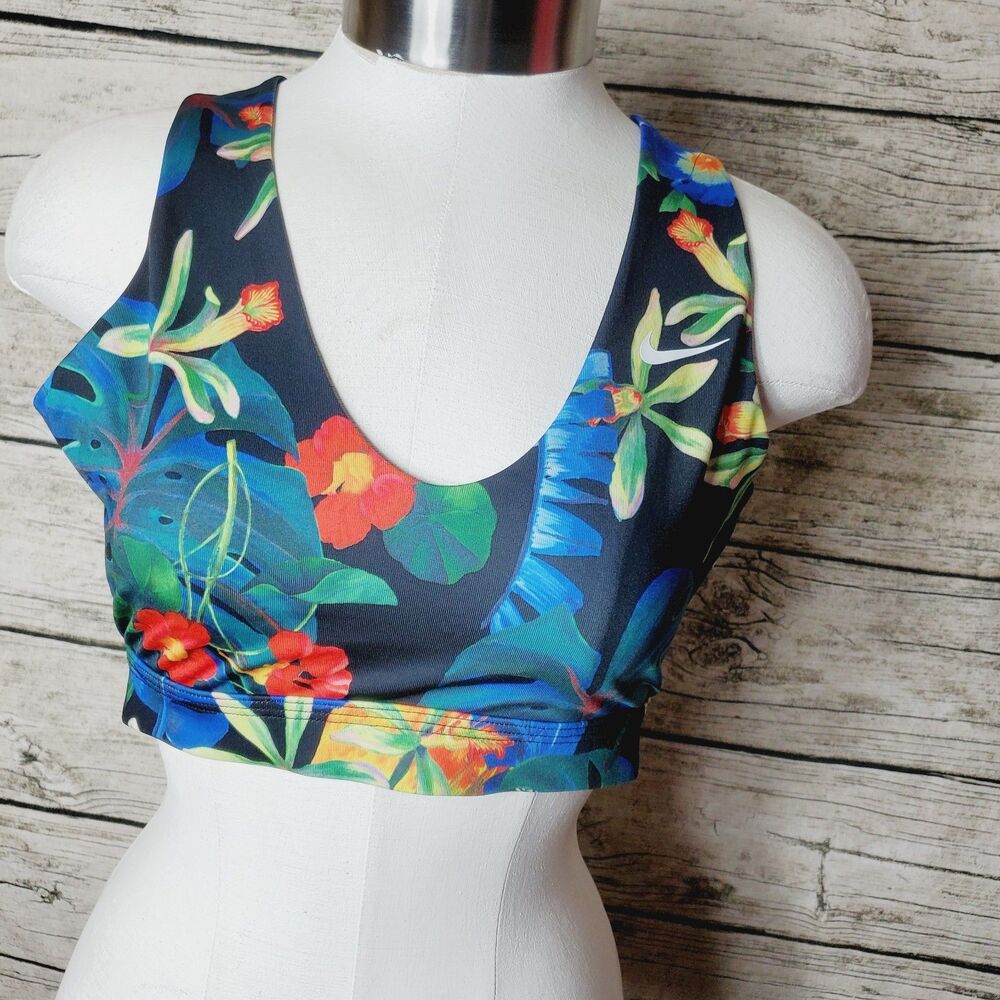 Junior's Nike Indy Light Hyper Femme Bra Multicolor Size Medium